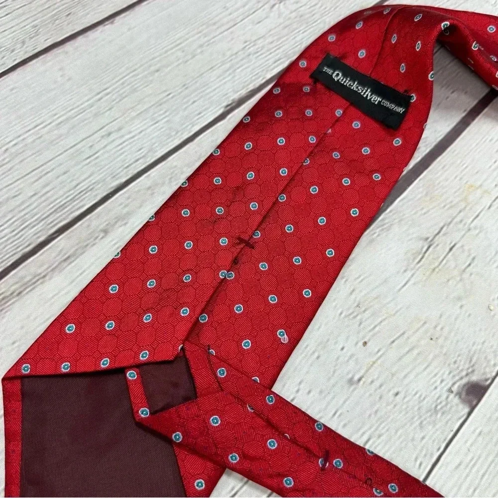 vintage the quicksilver company silk neck tie